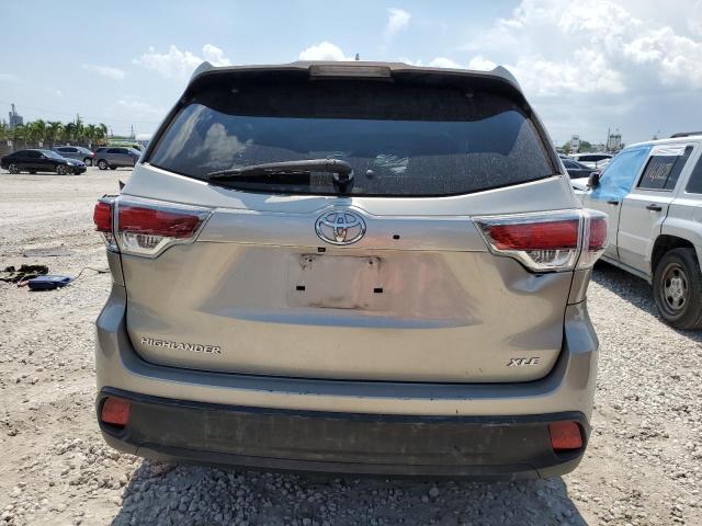 VIN 5TDKKRFHXES022614 2014 Toyota Highlander, Xle no.6