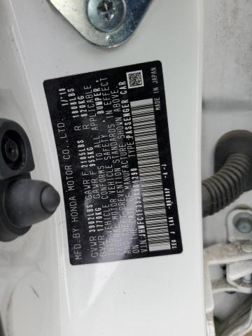 2018 Honda Civic Ex VIN: JHMFC1F35JX001290 Lot: 54752014