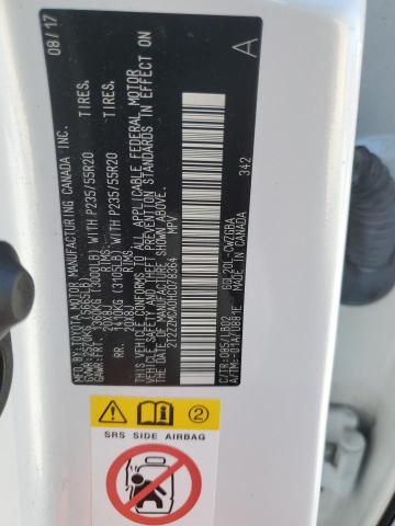 2017 Lexus Rx 350 Base VIN: 2T2ZZMCA0HC078364 Lot: 55190004