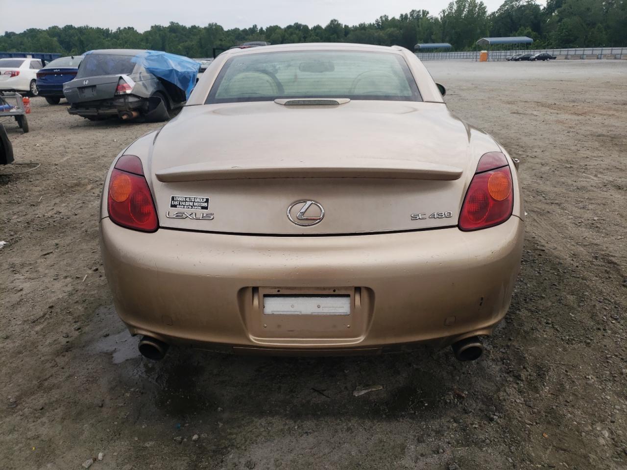 JTHFN48Y520017665 2002 Lexus Sc 430