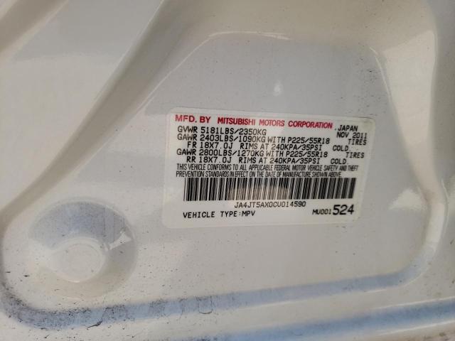 2012 Mitsubishi Outlander Gt VIN: JA4JT5AX0CU014590 Lot: 55387644