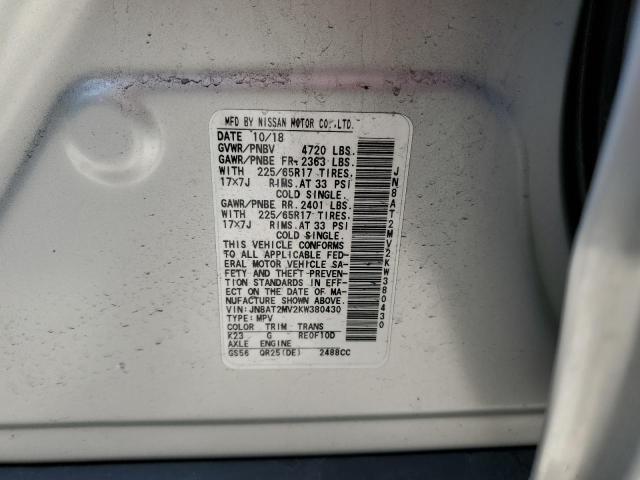 2019 NISSAN ROGUE S - JN8AT2MV2KW380430