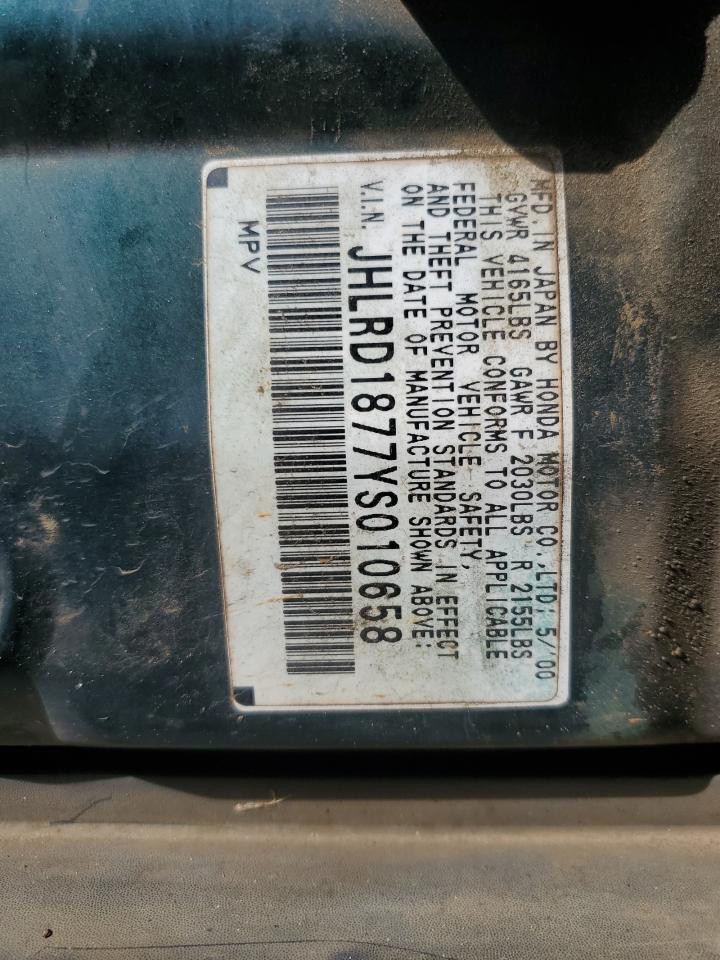 JHLRD1877YS010658 2000 Honda Cr-V Se