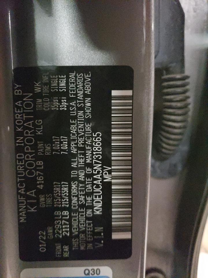 KNDEUCAA5N7318665 2022 Kia Seltos S