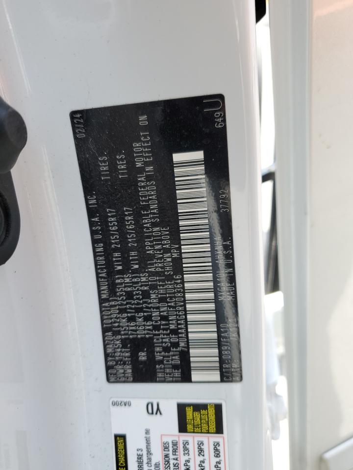 7MUAAAAG6RV083646 2024 Toyota Corolla Cross L