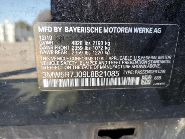 2020 BMW 330Xi VIN: 3MW5R7J09L8B21085 Lot: 56767804