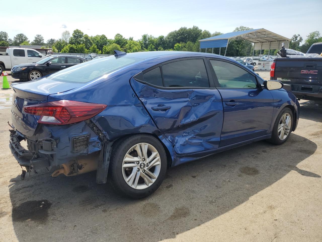 2019 Hyundai Elantra Sel vin: 5NPD84LF6KH407652