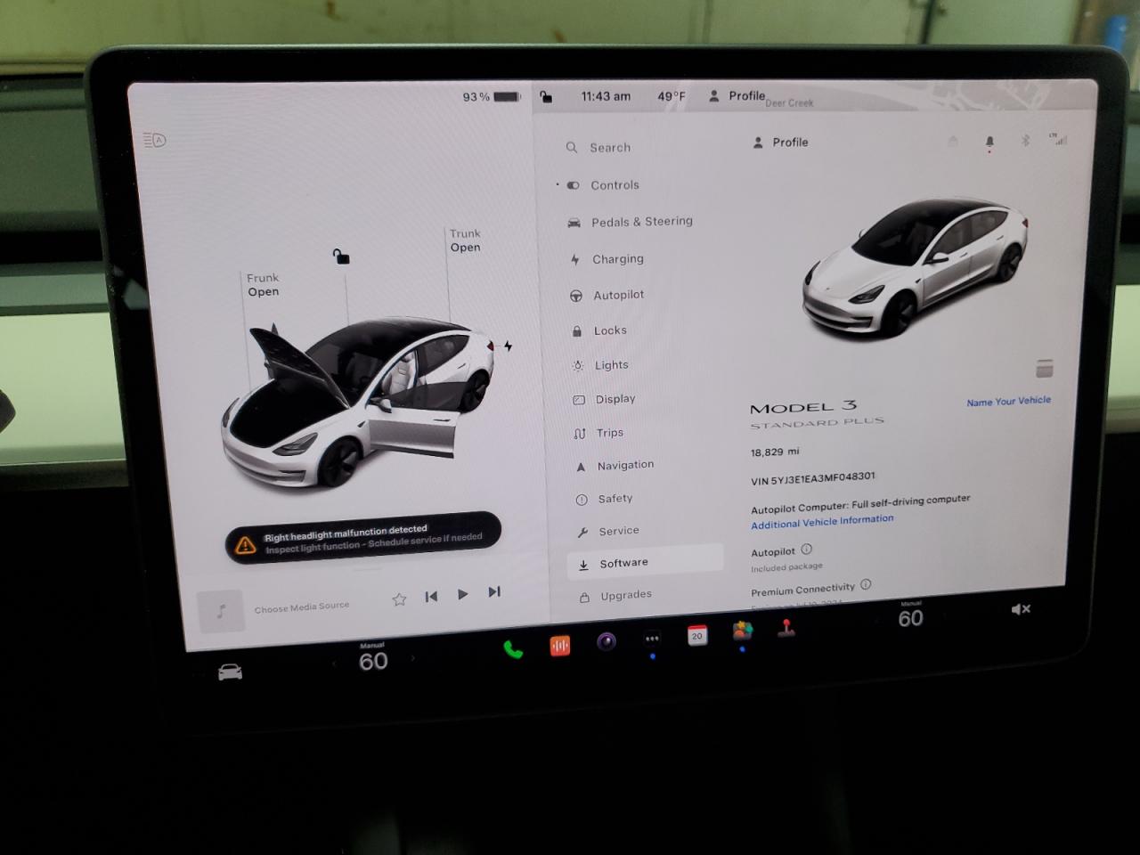 5YJ3E1EA3MF048301 2021 Tesla Model 3