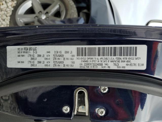 2016 Ram 1500 St VIN: 3C6RR7KT2GG348988 Lot: 55856544