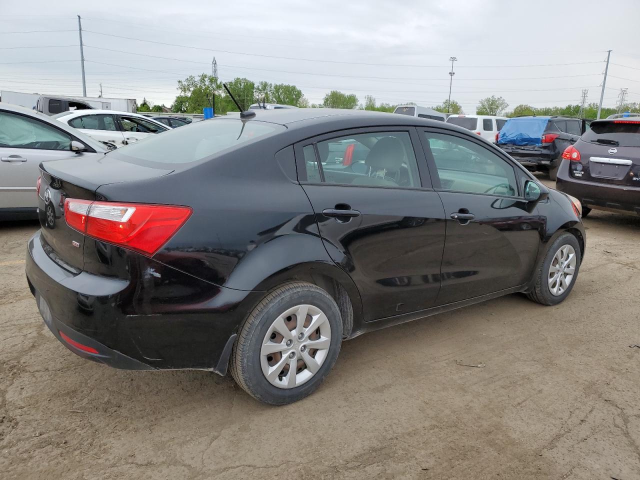 KNADM4A30E6378665 2014 Kia Rio Lx