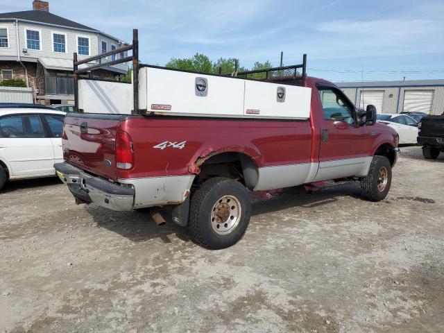 FORD F350 SRW S 2002 maroon pickup gas 1FTSF31L72EC07752 photo #4