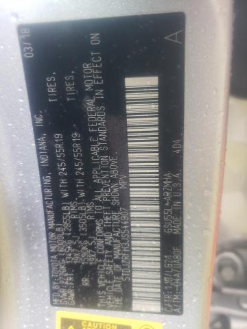 2018 Toyota Highlander Se VIN: 5TDJZRFH3JS544907 Lot: 57092404