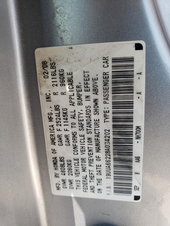 19UUA66228A034202 2008 Acura Tl