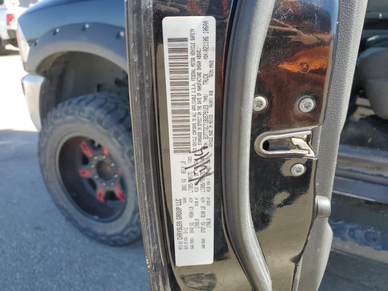 3D7TT2CT1BG579123 2011 Dodge Ram 2500