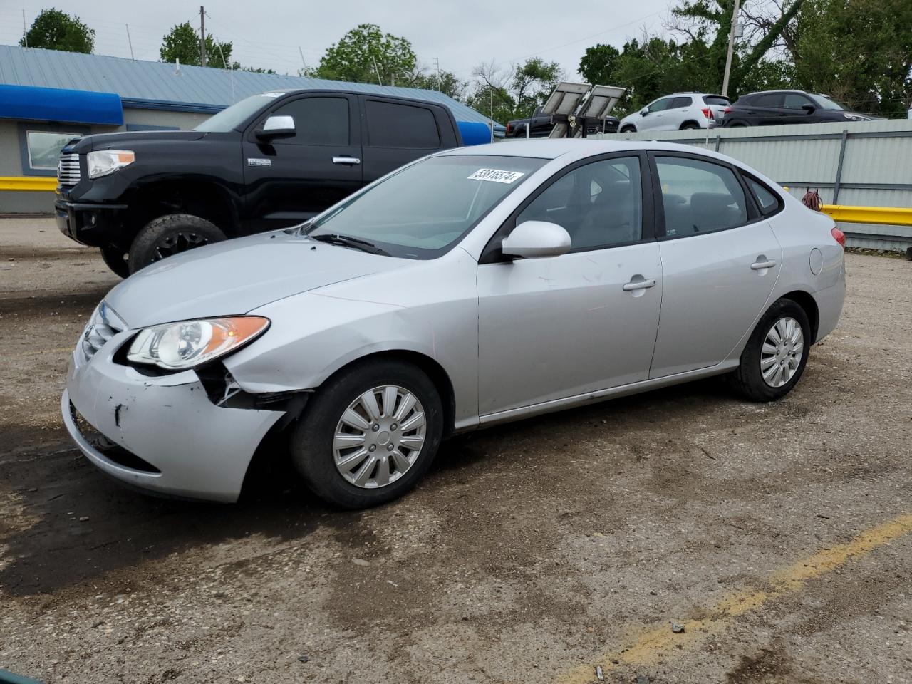 KMHDU4AD9AU867241 2010 Hyundai Elantra Blue