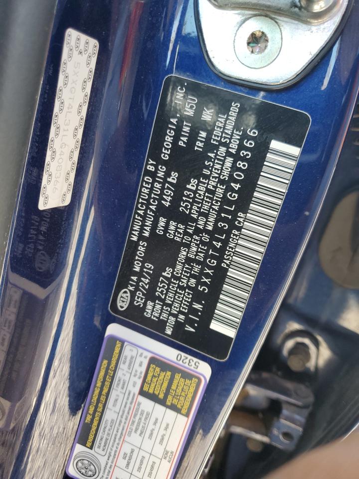 5XXGT4L31LG408366 2020 Kia Optima Lx