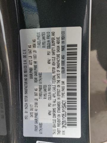 2018 Mazda 3 Grand Touring VIN: 3MZBN1M35JM169401 Lot: 55442354