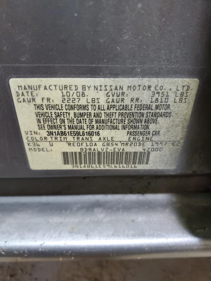 3N1AB61E59L616016 2009 Nissan Sentra 2.0