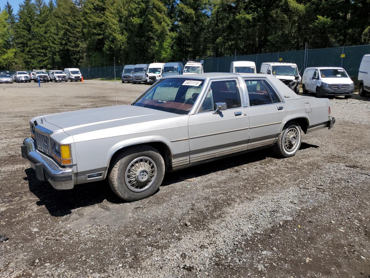 2FABP43F3GX134059 1986 Ford Ltd Crown Victoria