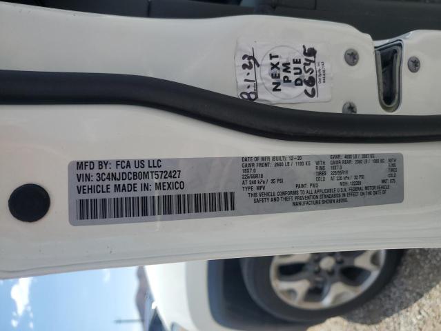 2021 Jeep Compass Limited VIN: 3C4NJDCB0MT572427 Lot: 54532014