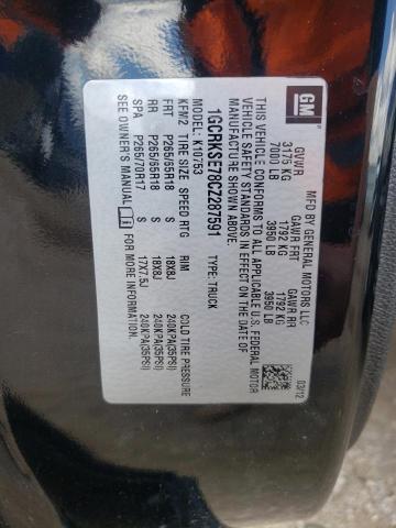 2012 Chevrolet Silverado K1500 Lt VIN: 1GCRKSE78CZ287591 Lot: 56636034