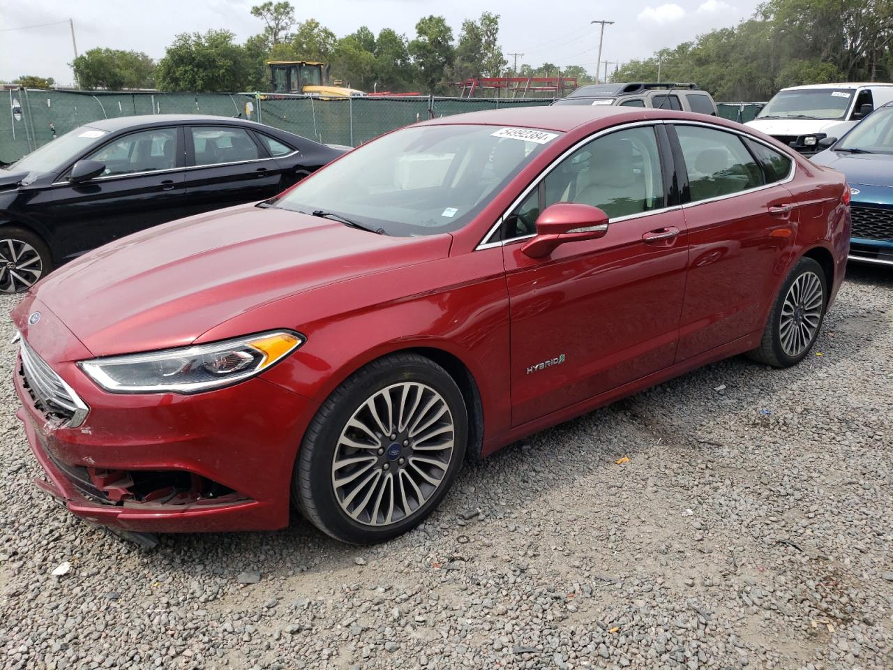 3FA6P0RU9JR120124 2018 Ford Fusion Titanium/Platinum Hev