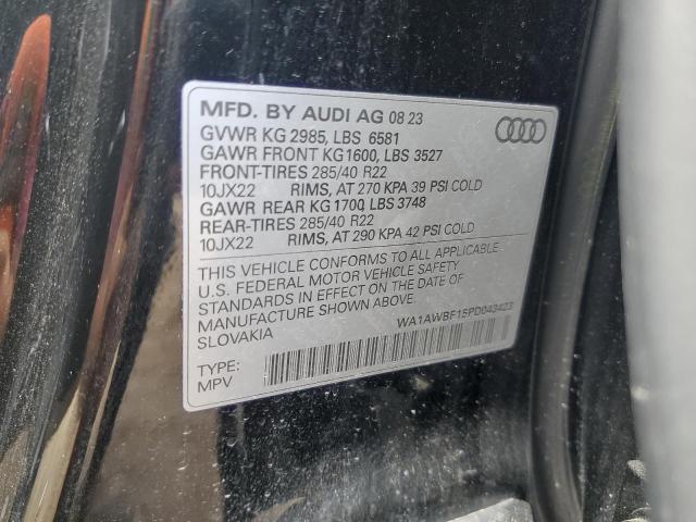 2023 AUDI SQ8 PREMIU WA1AWBF15PD043423