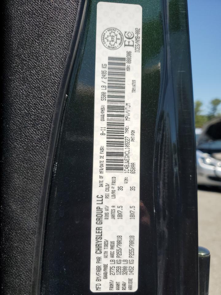 1C4BJWEGXCL109227 2012 Jeep Wrangler Unlimited Sahara