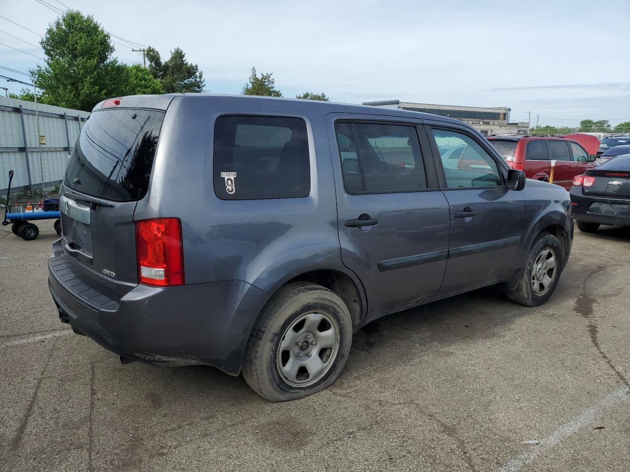 2015 Honda Pilot Lx vin: 5FNYF4H28FB010798