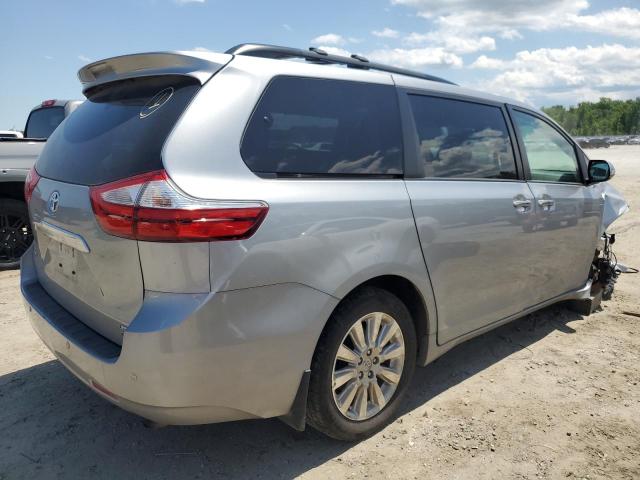 TOYOTA SIENNA XLE 2016 silver  gas 5TDDK3DC3GS134235 photo #4