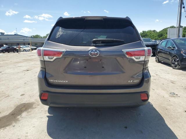 2015 Toyota Highlander Le VIN: 5TDBKRFH5FS144153 Lot: 56013224