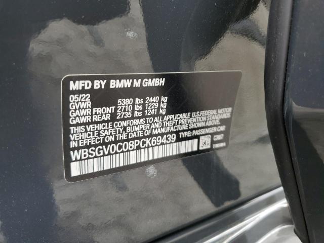 2023 BMW M8 VIN: WBSGV0C08PCK69439 Lot: 54646504