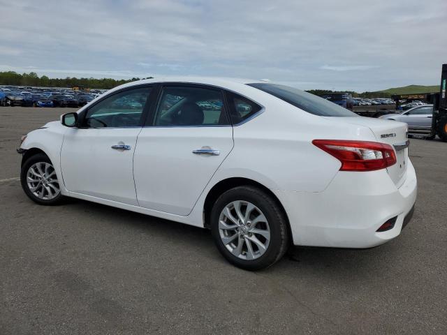 NISSAN SENTRA S 2019 white  gas 3N1AB7AP2KY253903 photo #3