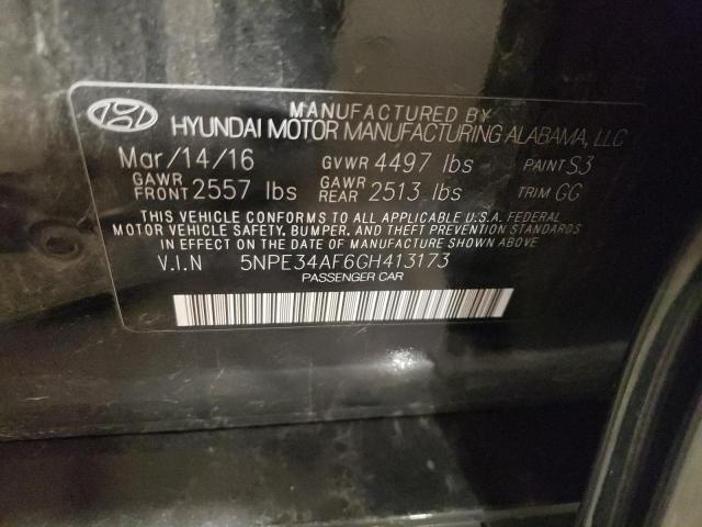 2016 Hyundai Sonata Sport VIN: 5NPE34AF6GH413173 Lot: 54918174