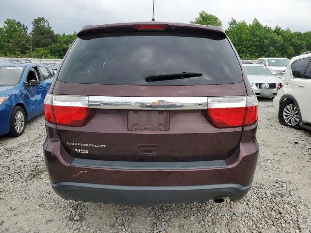 2012 Dodge Durango Sxt VIN: 1C4RDHAG2CC230325 Lot: 53290034