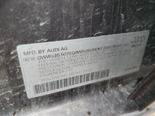 2011 Audi A4 Premium Plus VIN: WAUWFAFL8BA013976 Lot: 52751094