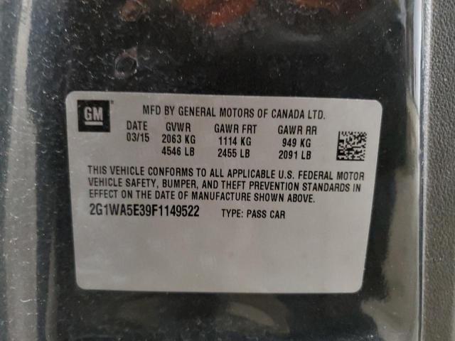 2015 Chevrolet Impala Limited Ls VIN: 2G1WA5E39F1149522 Lot: 56438694