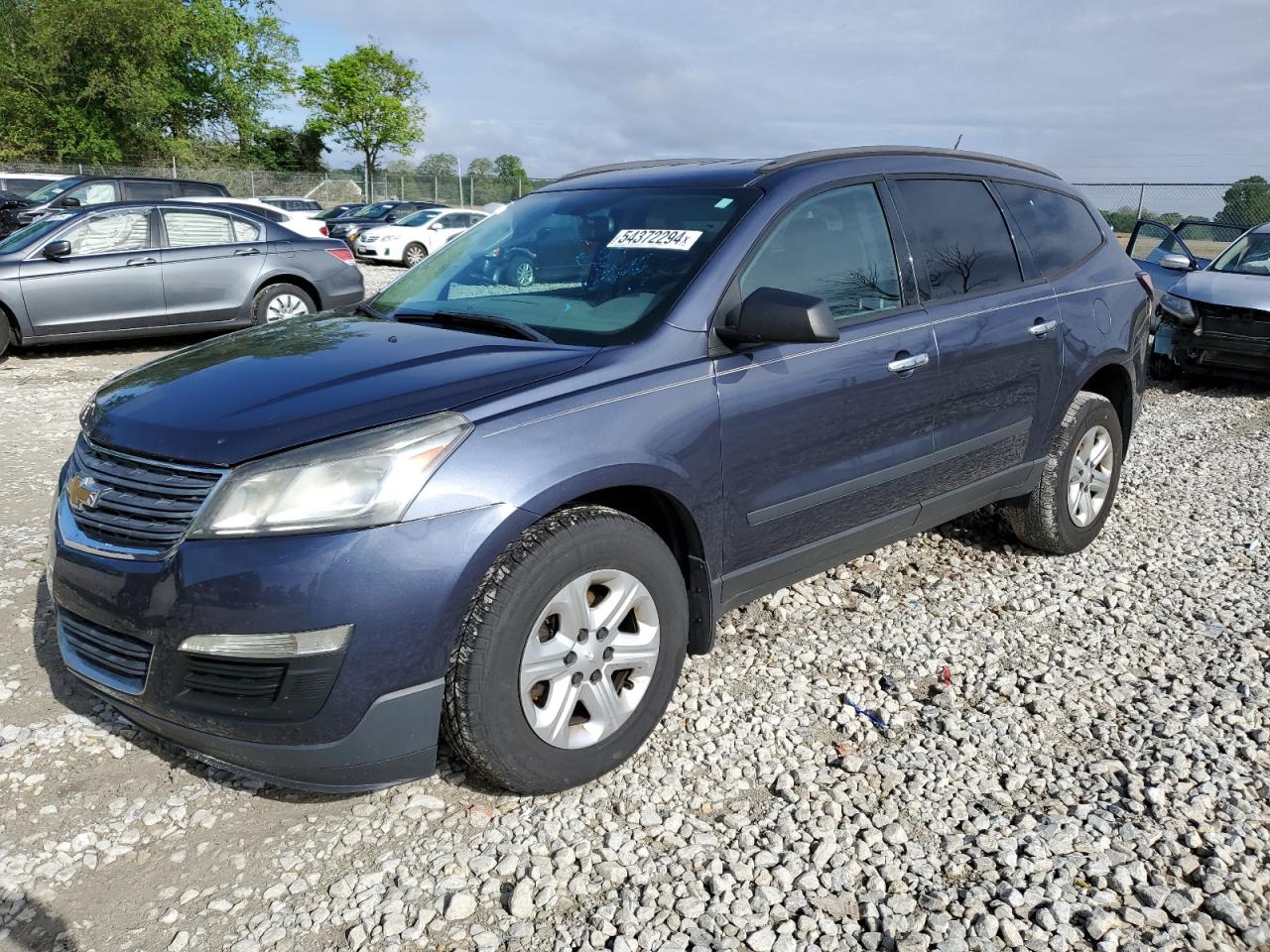 1GNKRFKDXDJ190639 2013 Chevrolet Traverse Ls