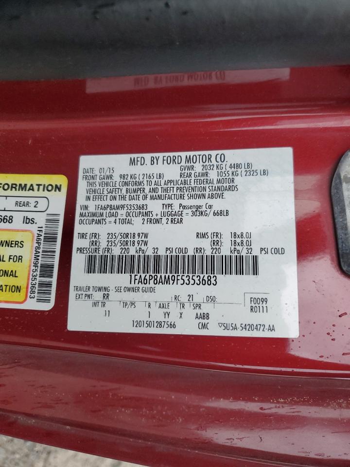 1FA6P8AM9F5353683 2015 Ford Mustang