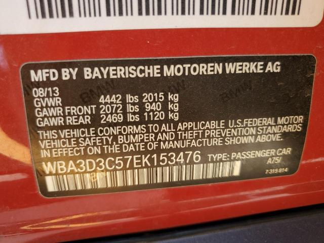 2014 BMW 328 D VIN: WBA3D3C57EK153476 Lot: 56479314