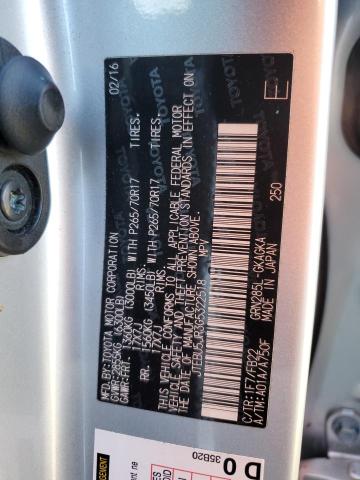 2016 TOYOTA 4RUNNER SR - JTEBU5JR3G5322518