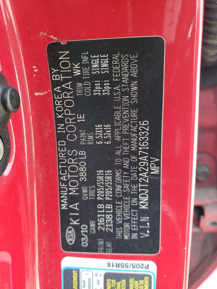 KNDJT2A29A7163326 2010 Kia Soul +