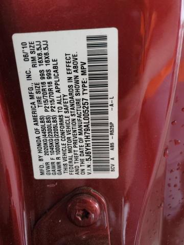 2010 Honda Element Ex VIN: 5J6YH1H79AL005257 Lot: 54533614