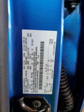 2016 FORD F150 SUPER - 1FTEW1EG1GFA99788