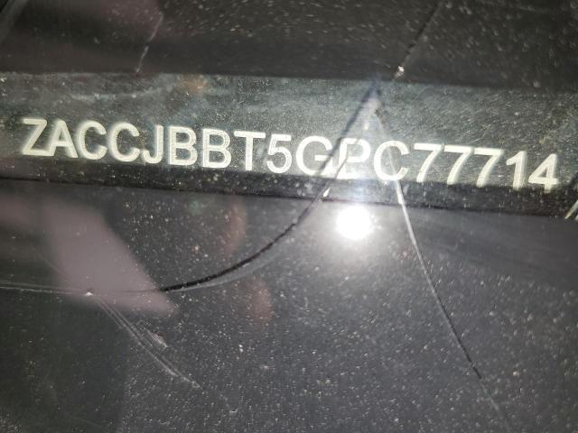 2016 Jeep Renegade Latitude VIN: ZACCJBBT5GPC77714 Lot: 54134364