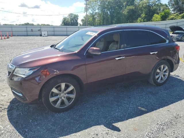 2015 Acura Mdx Advance VIN: 5FRYD3H8XFB012250 Lot: 54776284