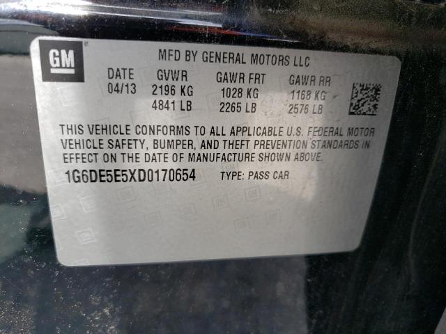 2013 Cadillac Cts Luxury Collection VIN: 1G6DE5E5XD0170654 Lot: 54434264