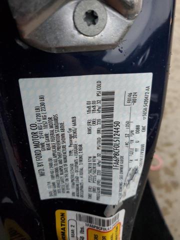 2020 Ford Mustang Gt VIN: 1FA6P8CF0L5124450 Lot: 55295374