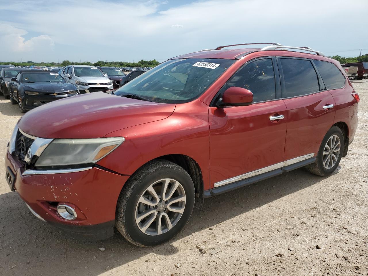 2014 Nissan Pathfinder S vin: 5N1AR2MN2EC615436