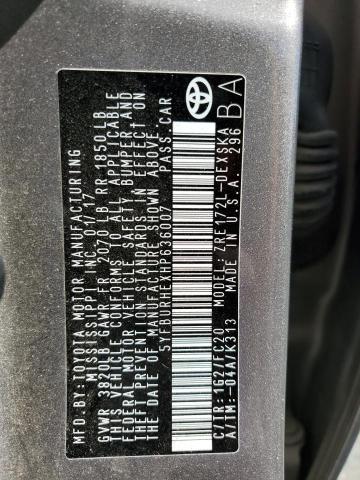 2017 Toyota Corolla L VIN: 5YFBURHEXHP636007 Lot: 54021104